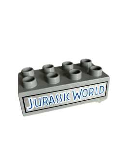Lego® Duplo® kostka s potiskem Jurský svět